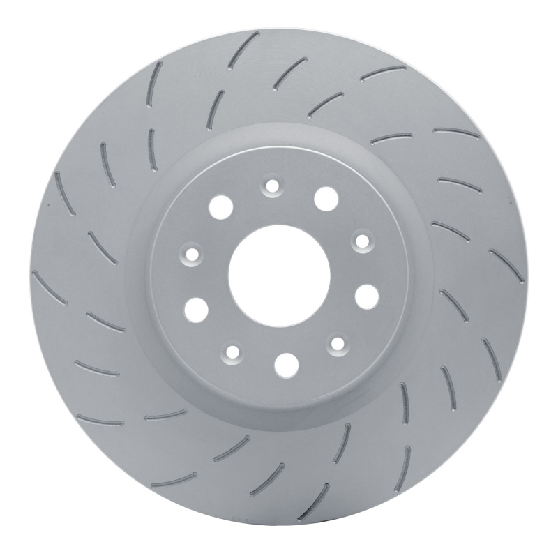 Chevrolet Camaro Brake Rotor (1) - Left Front - R1 Concepts - Slotted GeoSPEC Coated - `16-`19